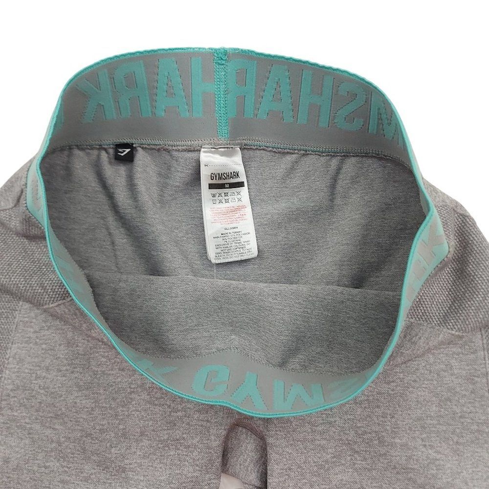 Gymshark Leggings Womens Medium Gray Breathable Athletic Gym Yoga Running - Picture 3 of 11